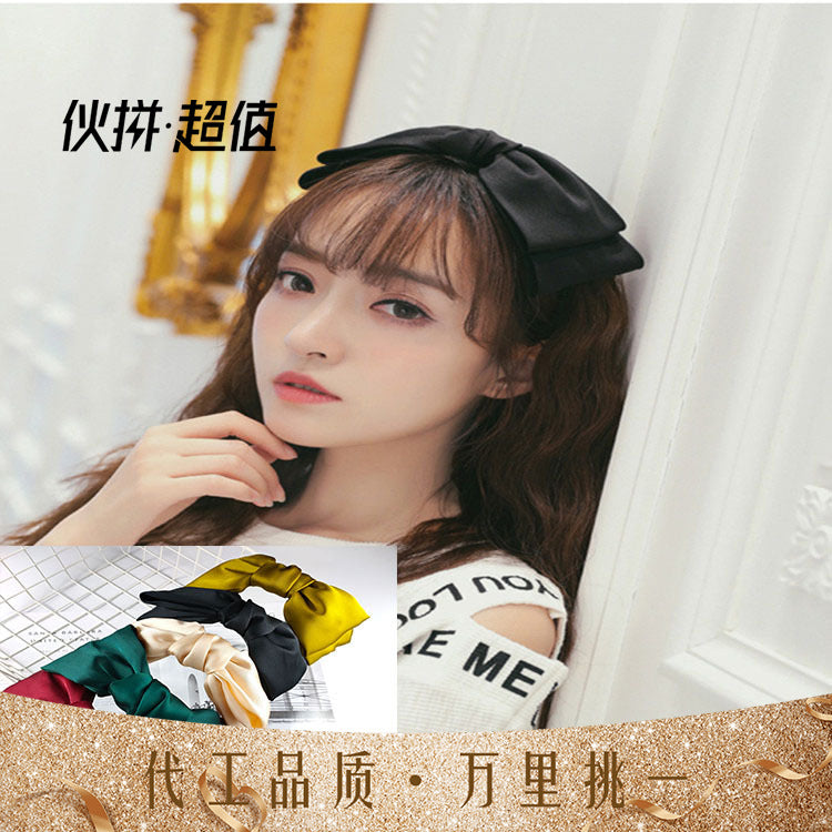 Wholesale Large Bow Fabric Headband
